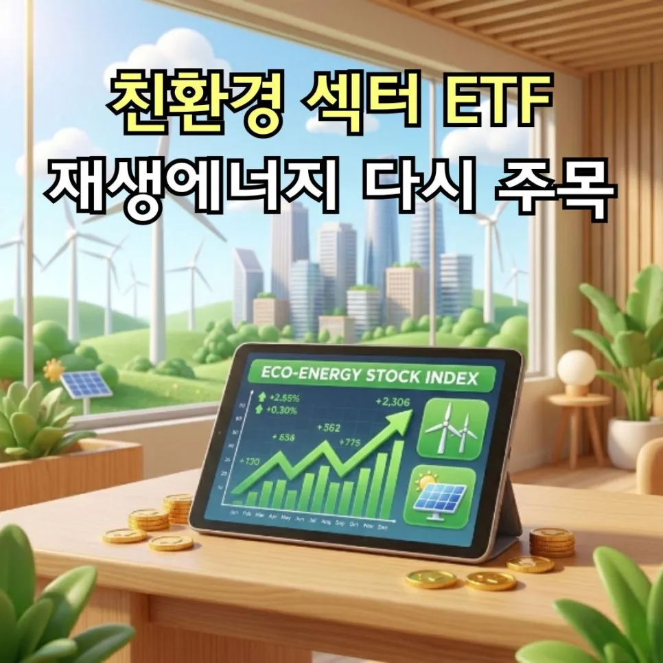 재생에너지 ETF 2026년 다시 주목받는 이유 3가지