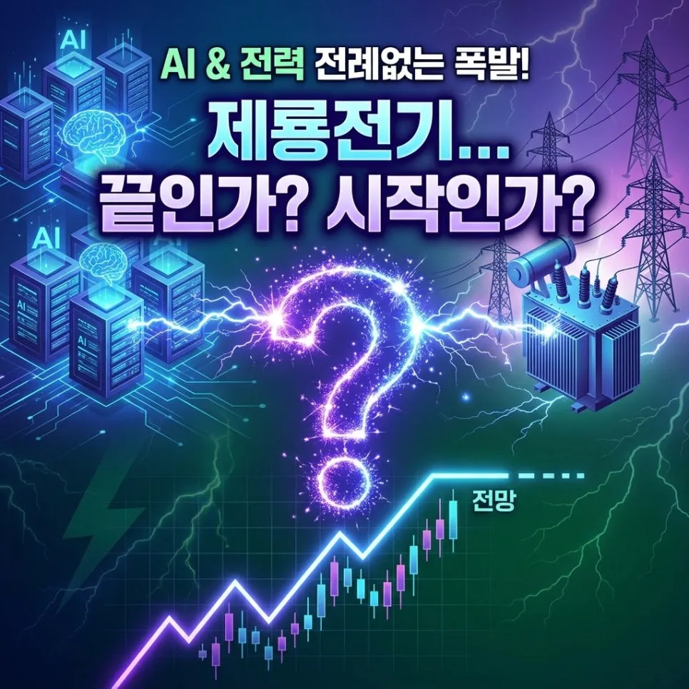 제룡전기 주가 전망 2026: 변압기 수혜와 고점 리스크 분석