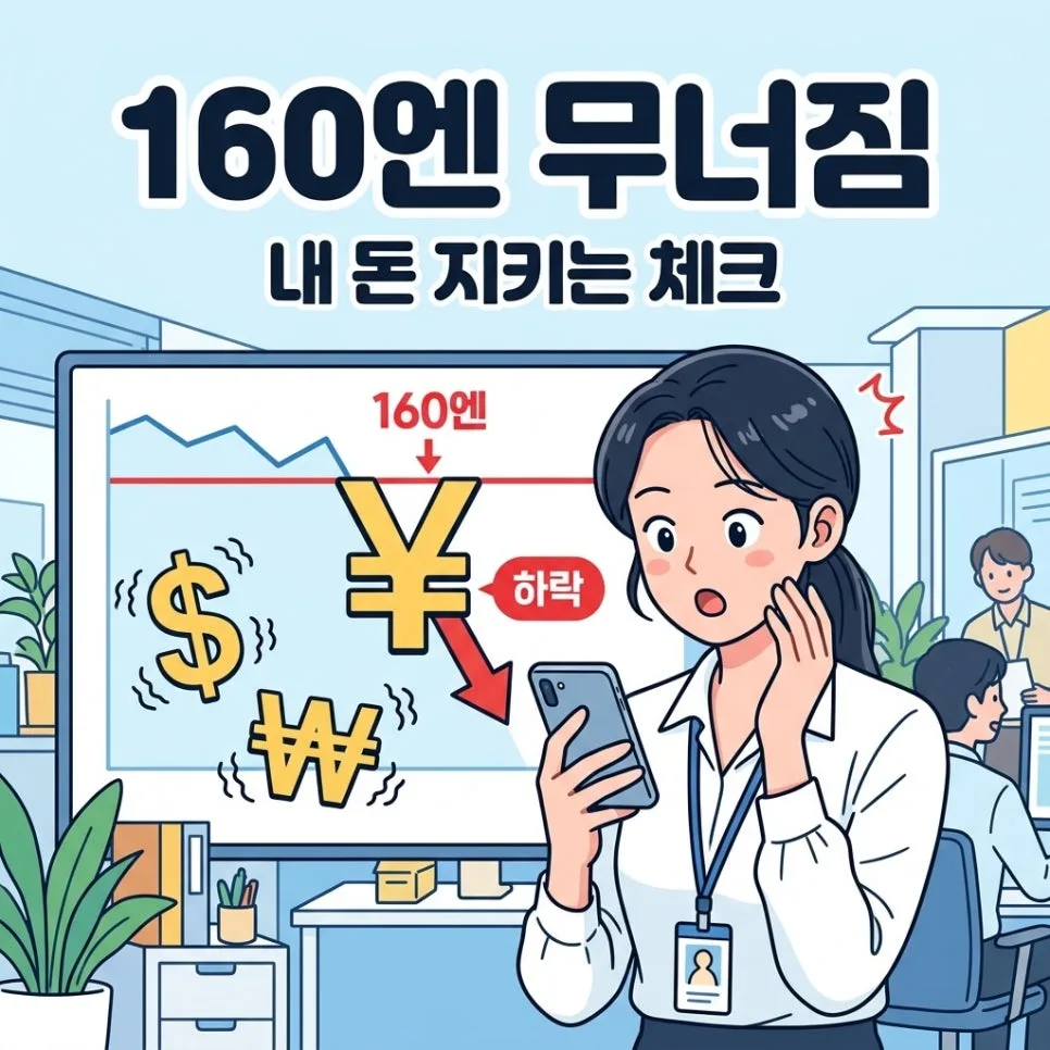 엔화 160엔 붕괴, 2026년 환율·여행·투자 영향 총정리
