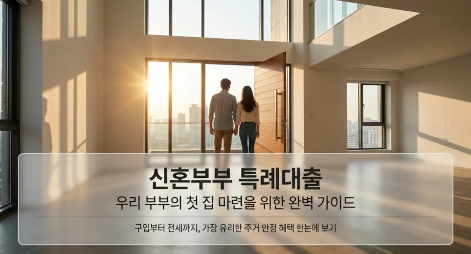 신혼부부 특례대출 2026년 조건, 한도, 금리 총정리