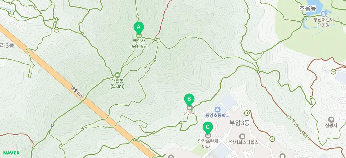 백양산 낙동정맥 최단코스 2026: 당감뜨란채 출발 후기