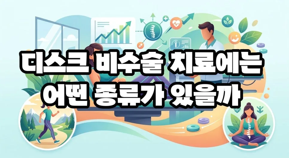 허리디스크 비수술 치료 효과, 2026년 현실적인 후기 및 방법 총정리