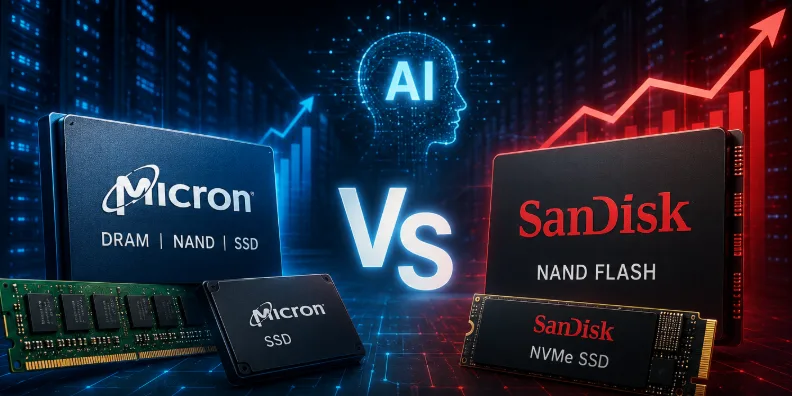 마이크론 vs 샌디스크 2026: AI 시대, 어떤 메모리 반도체에 투자해야 할까? 2