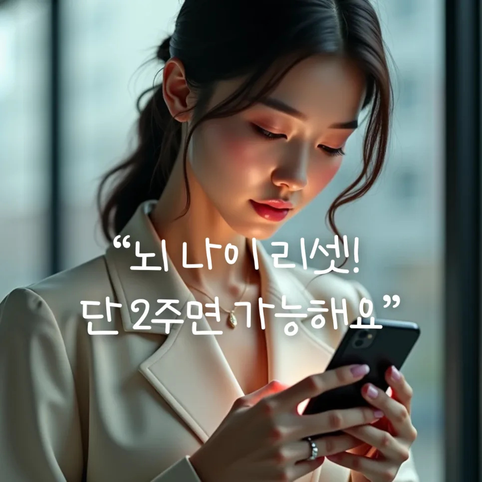 스마트폰 인터넷 차단 2026: 뇌 나이 10년 젊어지는 놀라운 효과