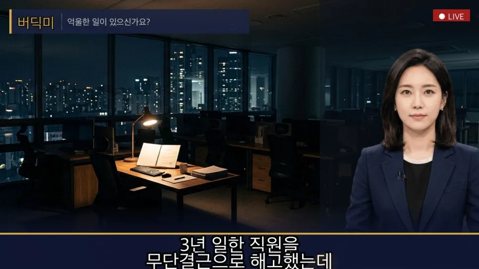 무단결근 해고 정당할까? 3년 근속 직원 사례 분석 2026