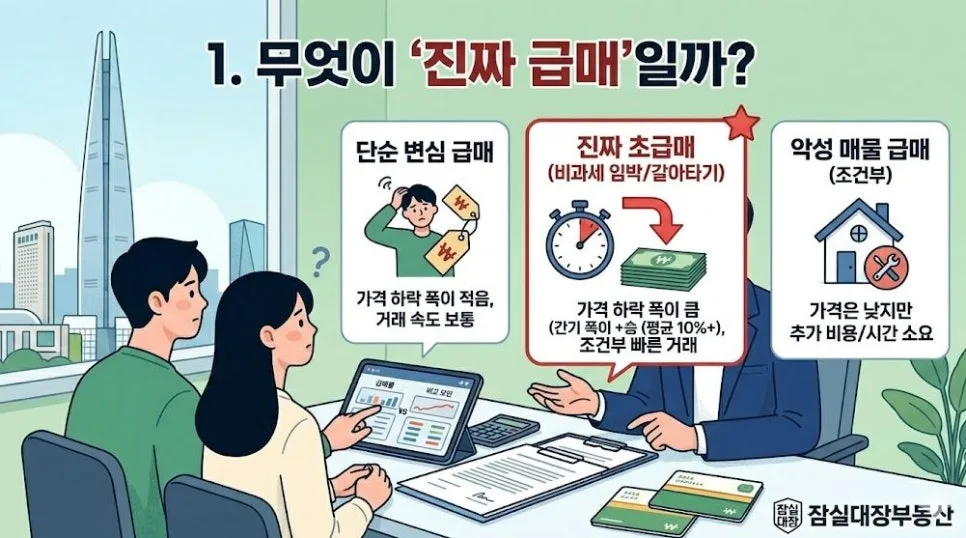 잠실 아파트 매수 타이밍 2026: 급매 vs 정상가 분석 2
