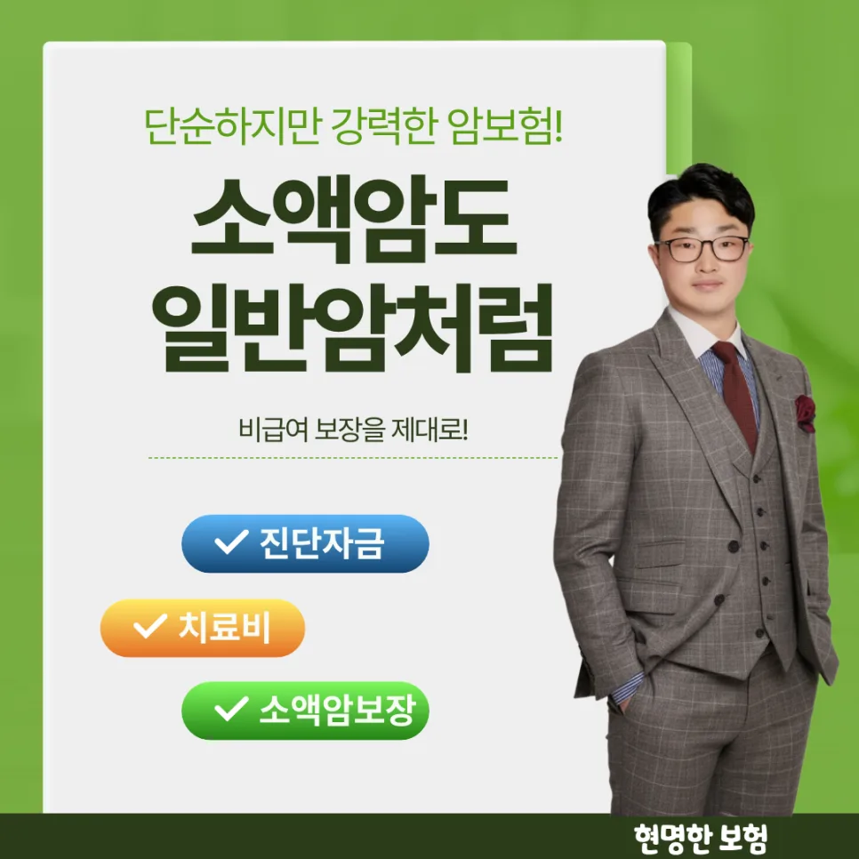 소액암 진단비 2,000만원? 비급여 치료비 준비법 2026