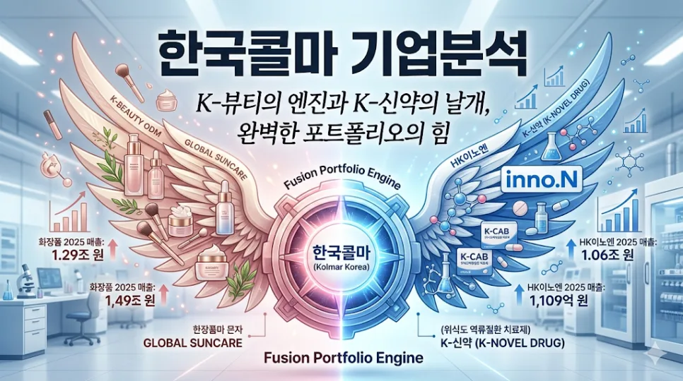 한국콜마 기업분석 2026: K-뷰티 선케어와 신약 파이프라인 전망
