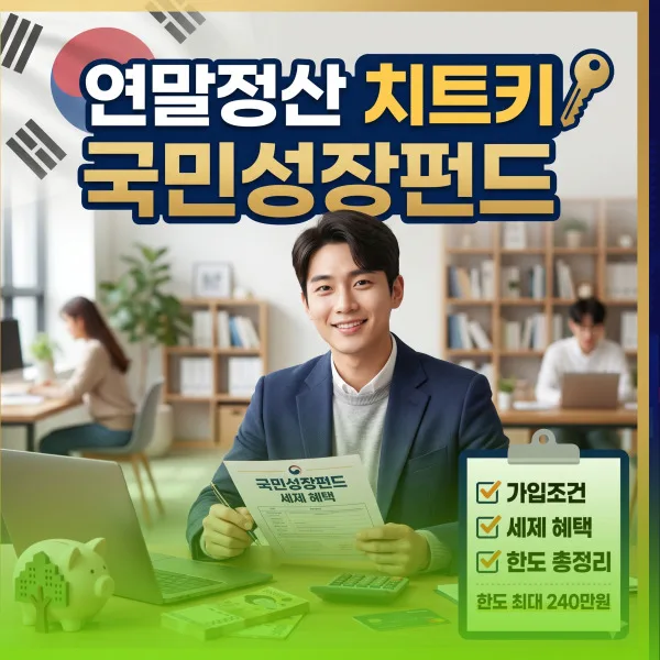 국민성장펀드 2026: 연말정산 1800만원 공제 받는 법 총정리 2