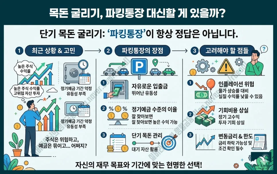 2026년 목돈 굴리기, 파킹통장 대신 단기채권 ETF 활용법