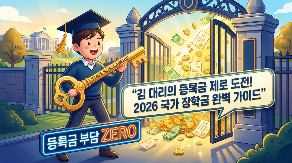 2026 국가장학금 신청 방법: 등록금 제로 만드는 법과 자산 증식 전략