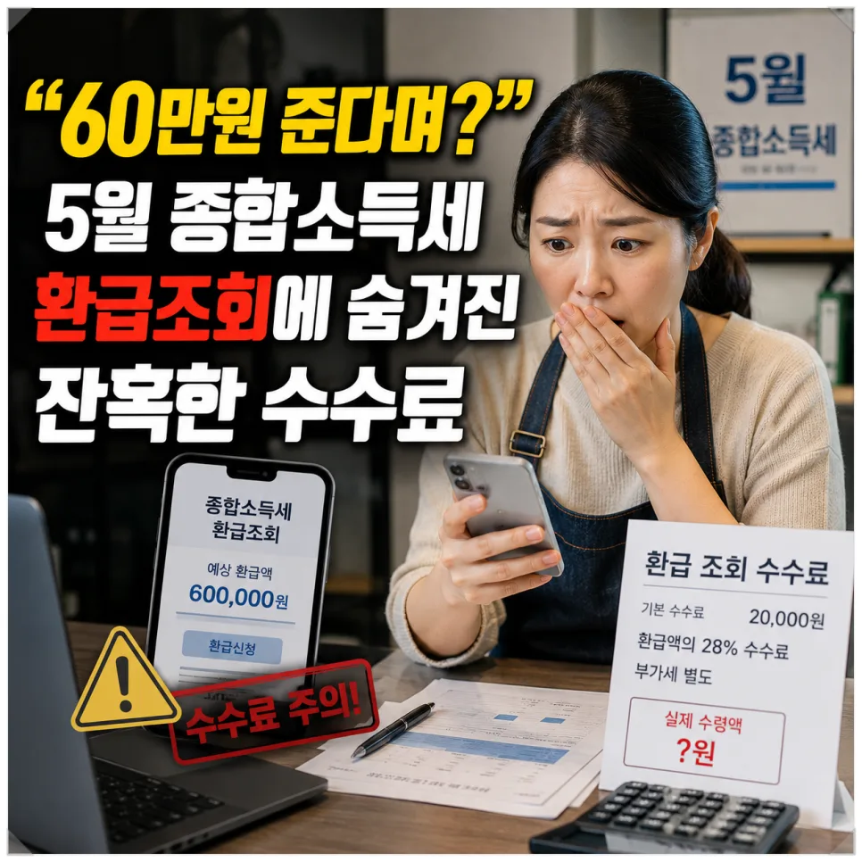 종합소득세 환급 2026: 플랫폼 수수료 함정 피하는 법