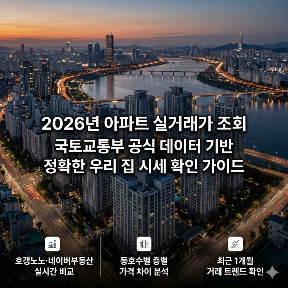 2026 Korean Apartment Prices: How to Check Real Estate Values