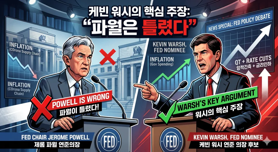 차기 연준 의장 후보 케빈 워시, 양발 운전 전략 2026년 전망