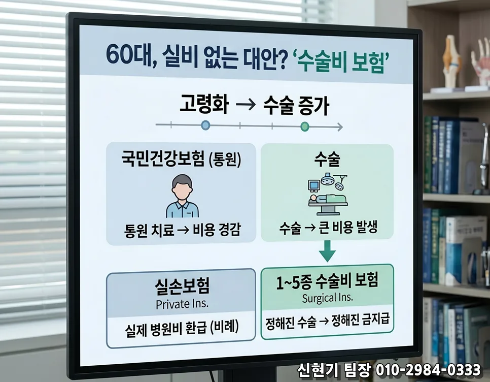60대 부모님 수술비 보험, 실비 없어도 2026년 이렇게 준비하세요