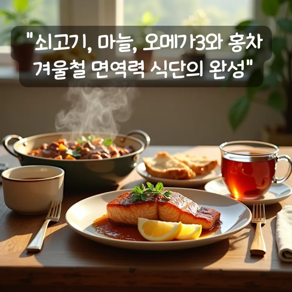 겨울철 면역력 강화 식단과 생활 습관 2026년 총정리