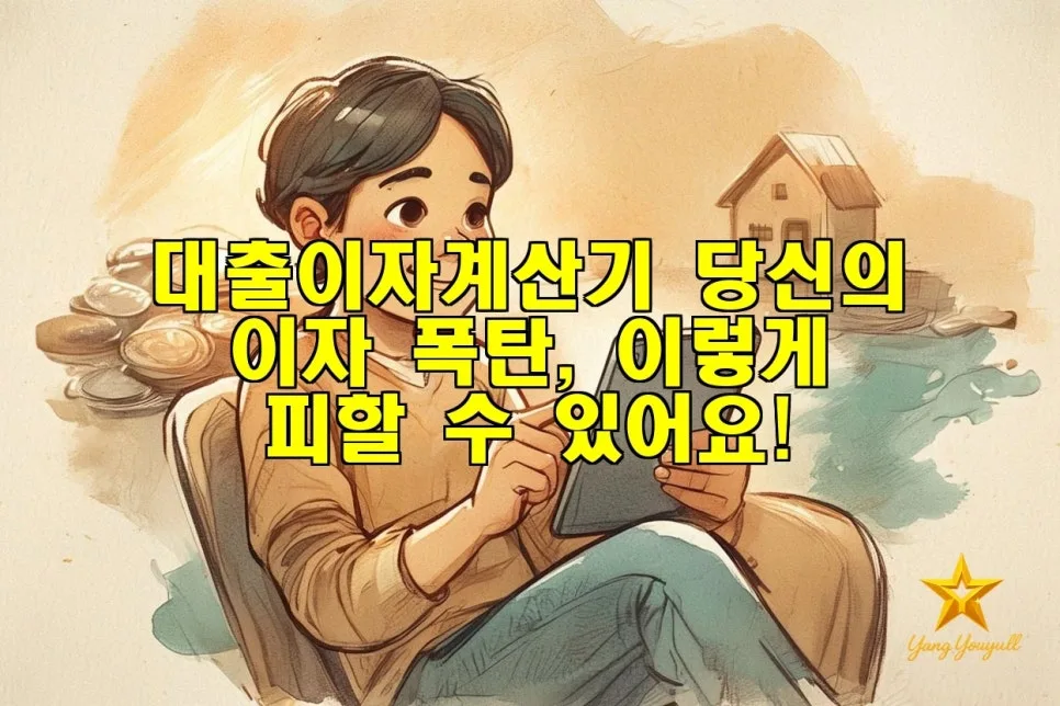 대출 이자 폭탄 피하는 법: 대출이자계산기 활용 2026