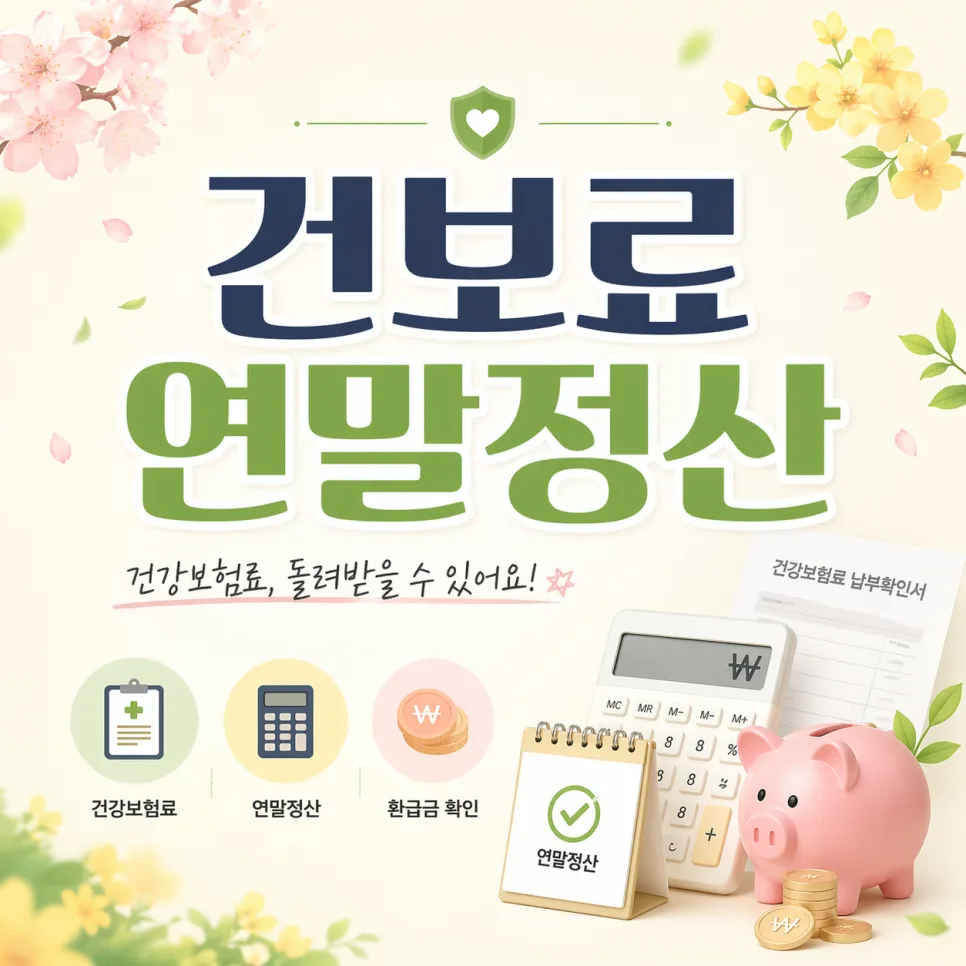 건보료 정산 2026: 4월 월급 실수령액 미리 계산하는 법