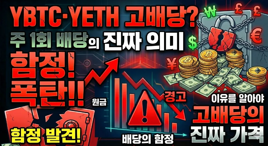주 1회 배당 ETF 함정 2026: YBTC·YETH, 원금 반환 구조 분석