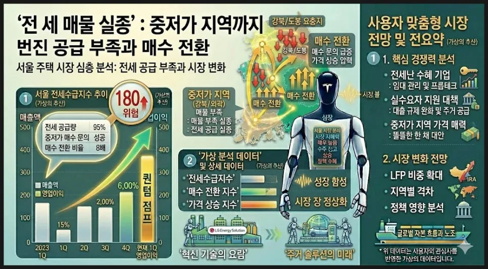 서울 전세 매물 실종 2026: 중저가 지역까지 확산된 공급 부족 현상
