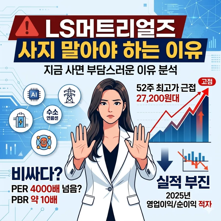 LS머트리얼즈, 지금 매수하면 안 되는 이유 3가지 (2026년 전망)