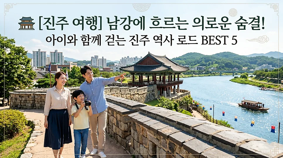 아이와 진주 역사 여행 2026: 진주성, 촉석루 핵심 코스 5곳