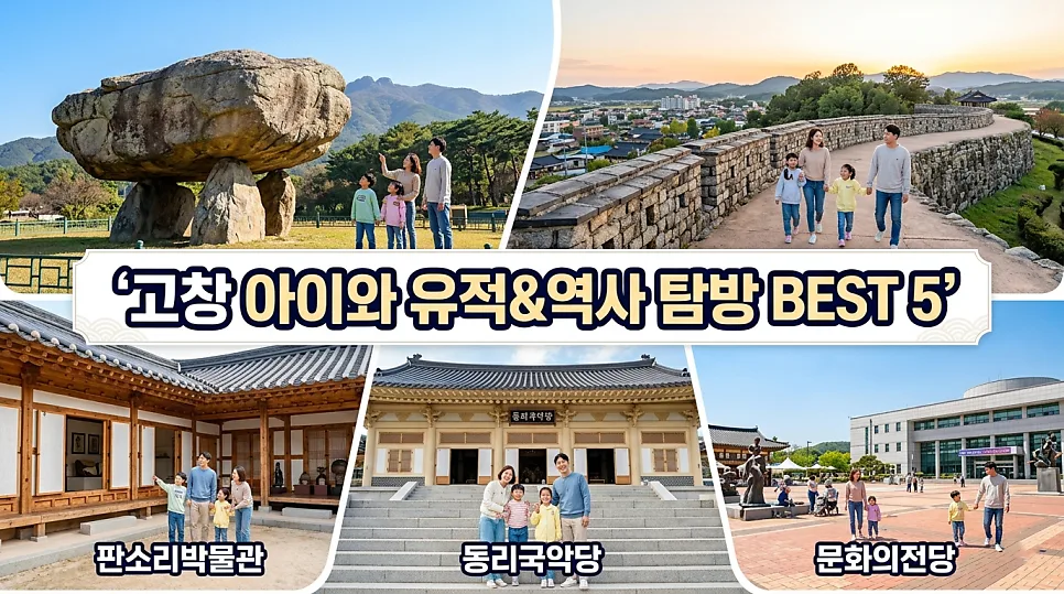 고창 역사 여행 2026: 고인돌·읍성·판소리 코스 추천