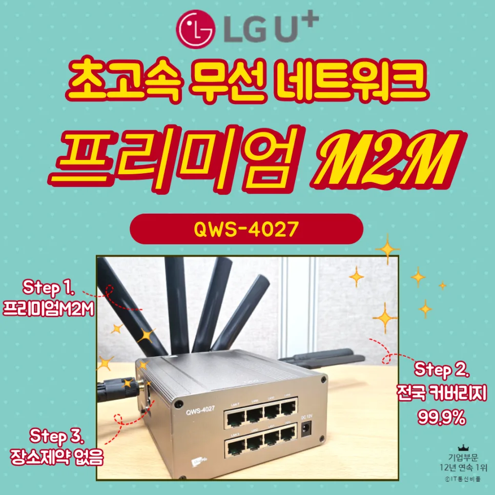QWS-4027 라우터: 5G M2M 통신망 구축 가이드 2026