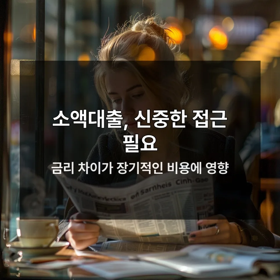 소액대출 금리 비교 2026: 5% 차이, 왜 중요할까?