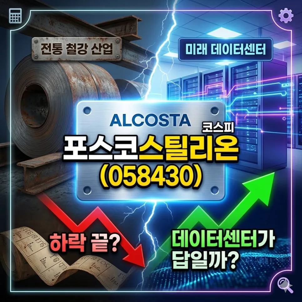 포스코스틸리온 주가, 데이터센터가 돌파구 될까? 2026년 전망