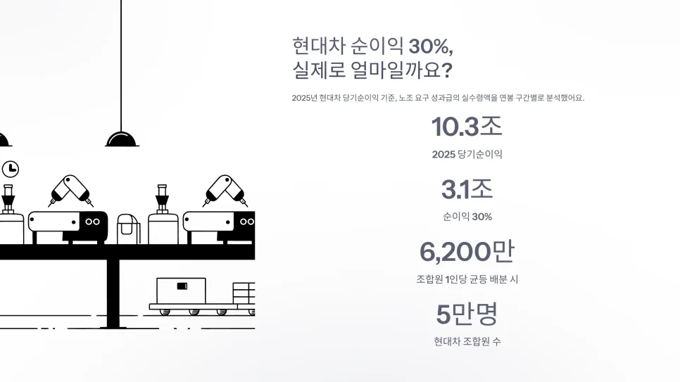 현대차 순이익 30% 성과급, 실수령액 2026년 세금 계산법 2