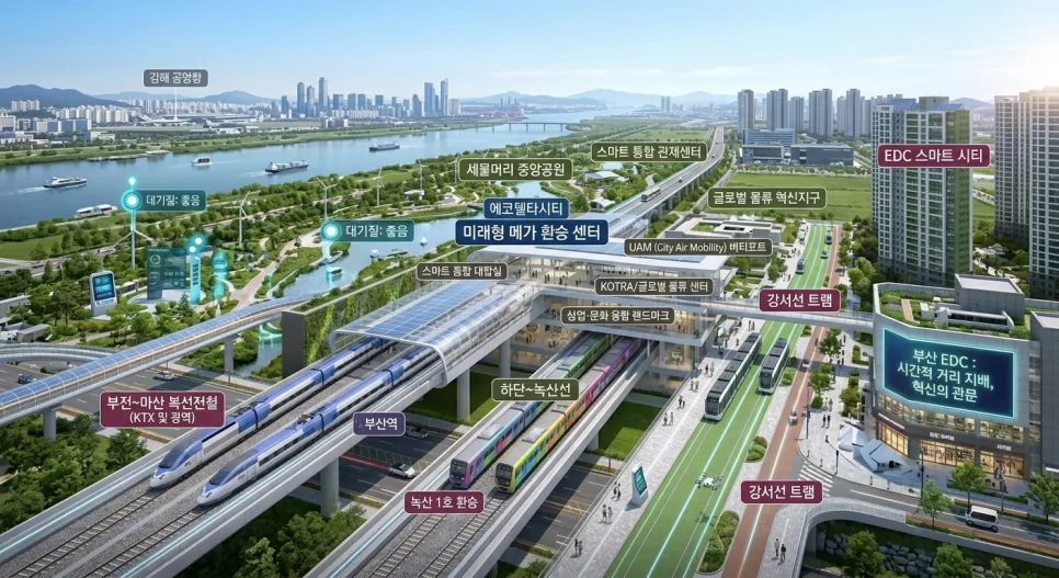 서부산 교통망 2026: 가덕도 신공항과 3대 철도망 투자 분석