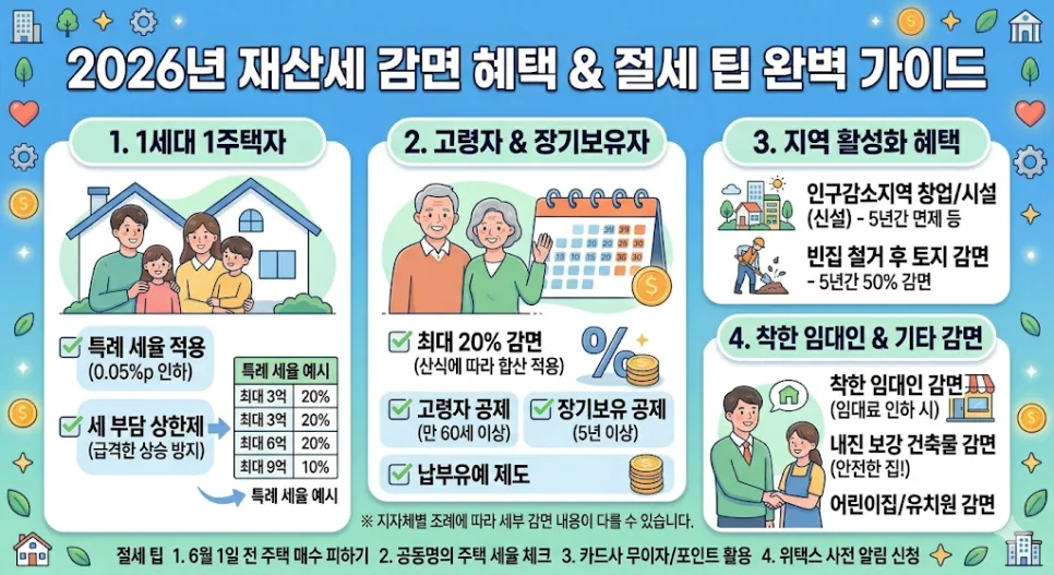 2026년 재산세, 납부 기간부터 감면 혜택까지 총정리 2