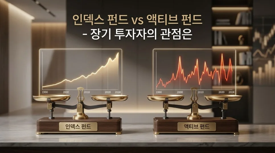 인덱스 펀드 vs 액티브 펀드: 2026년 장기 투자자를 위한 현명한 선택