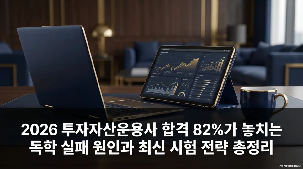 투자자산운용사 독학, 2026년 합격률 높이는 82%가 모르는 비법