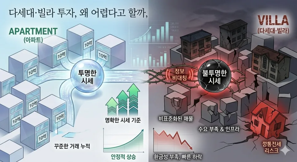 빌라 투자, 시세 불투명성·전세 리스크 2026년 총정리
