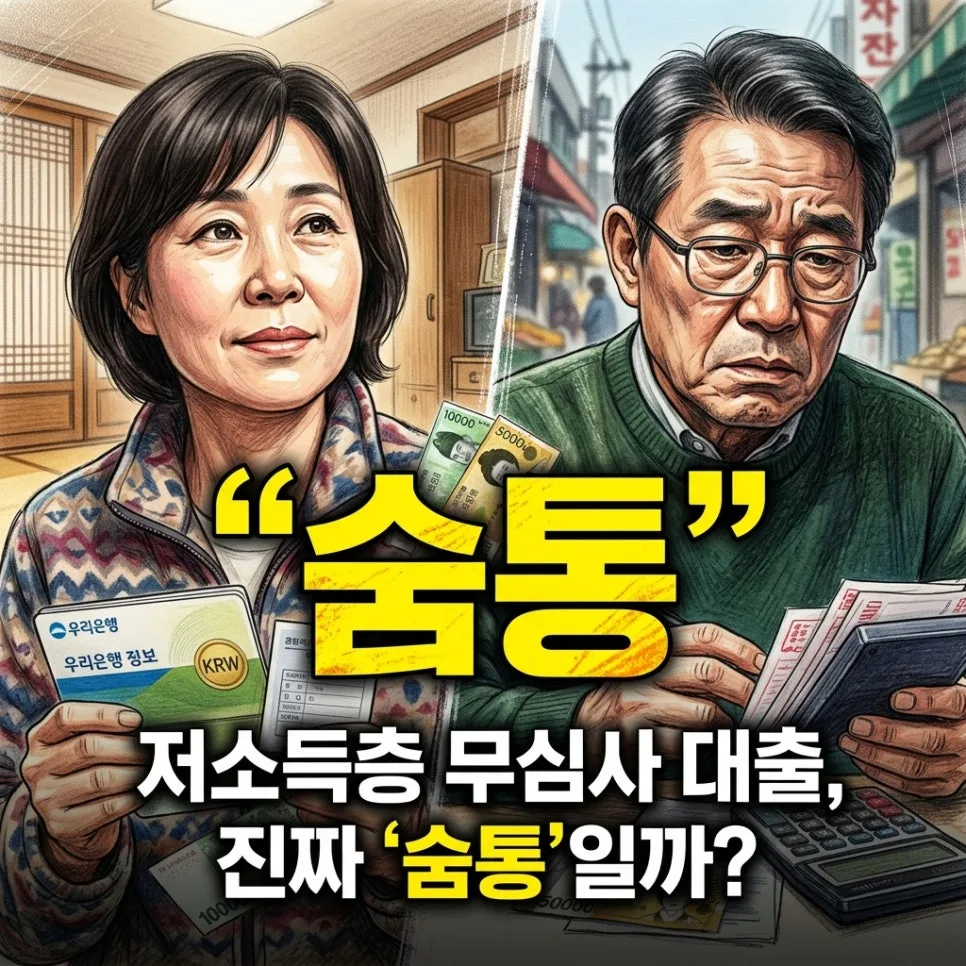 소득 규제 없는 서민대출 2026년, 숨통 트이는 조건은?