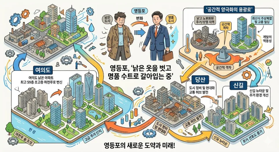 영등포 아파트 투자 2026: 낡은 집 허물고 새 집 짓기 전략