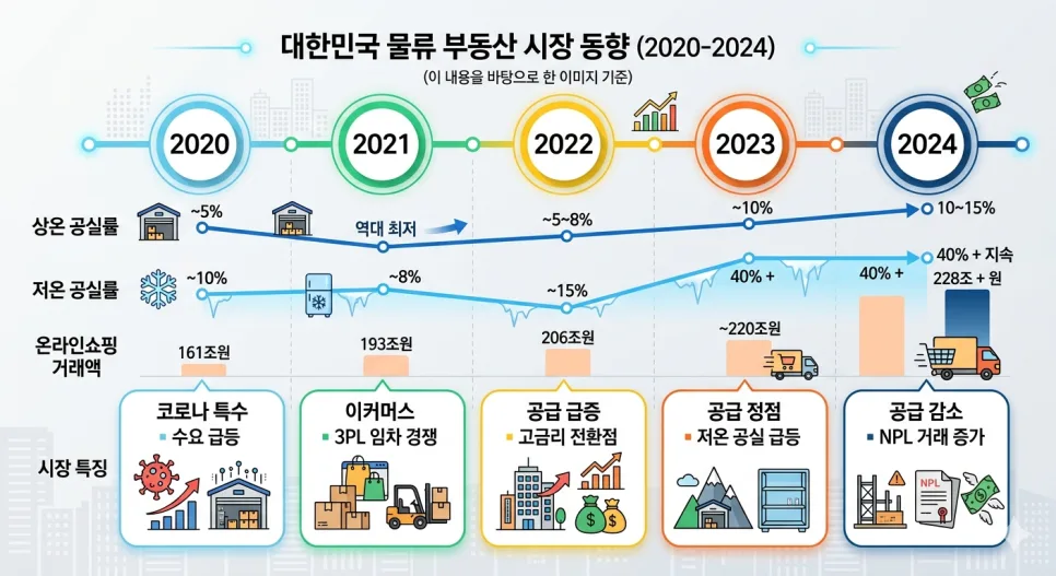 물류창고 공실률 2026 전망: 이커머스 성장과 공급 과잉의 현주소 2