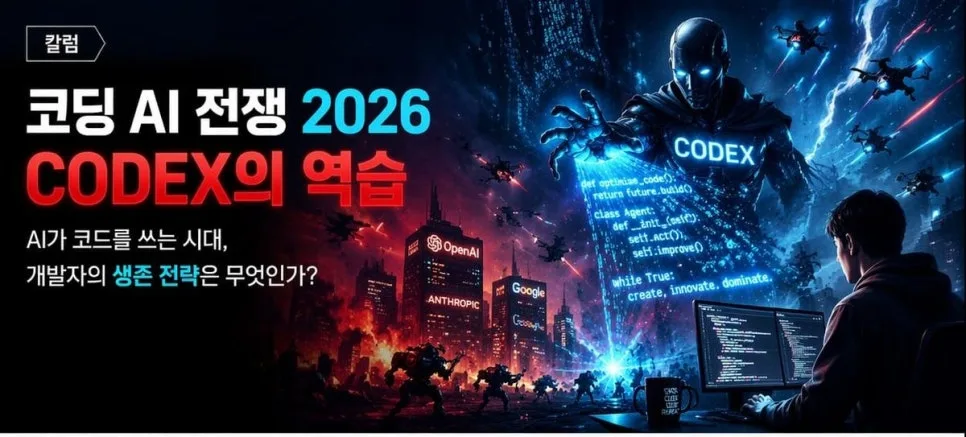 코딩 AI 판도 2026: 클로드 코드 vs Codex, 승자는?