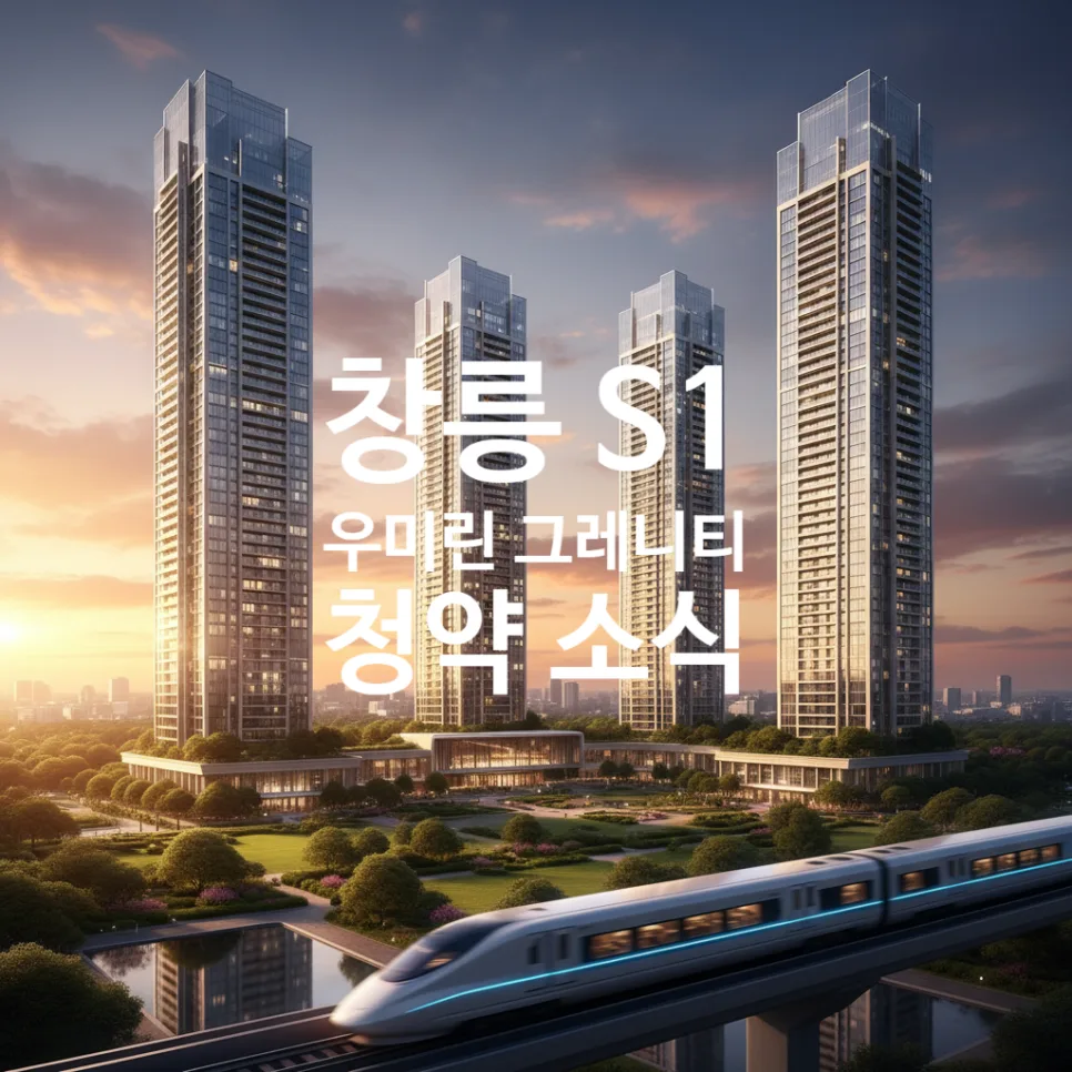 고양 창릉 S1 우미린 그레니티 청약 정보 2026년 총정리