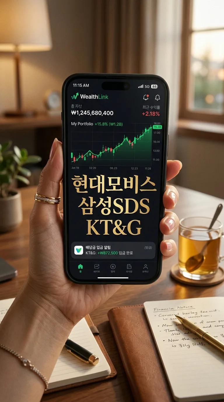 2026년 하반기 저평가 우량주 TOP 3: 현대모비스, 삼성SDS, KT&G 분석