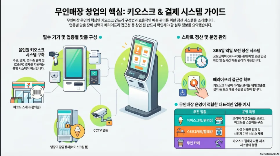 2026년 무인 매장 창업 성공 비결: 결제 시스템 완벽 분석