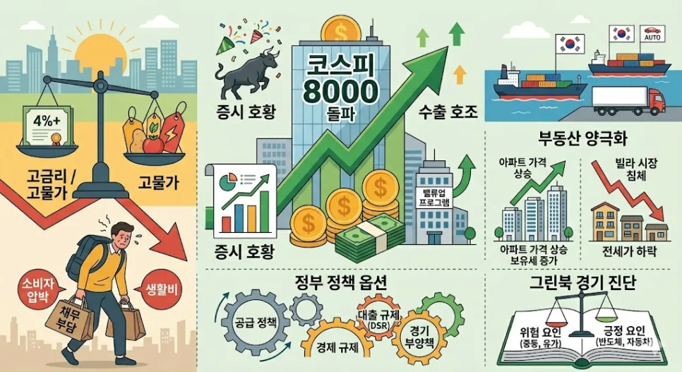 2026년 5월 15일 경제 뉴스: 코스피 8000 돌파와 금리 상승, 부동산 전망 2