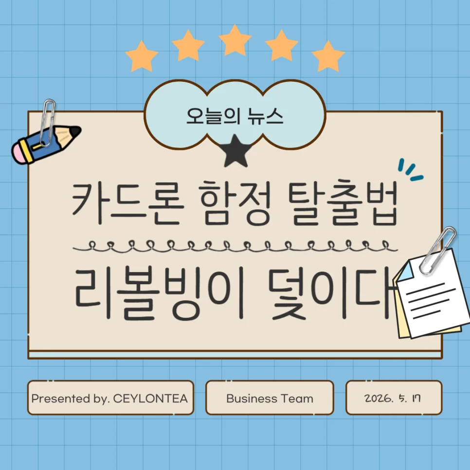 카드론·리볼빙·현금서비스, 2026년 당신의 신용점수를 지키는 법