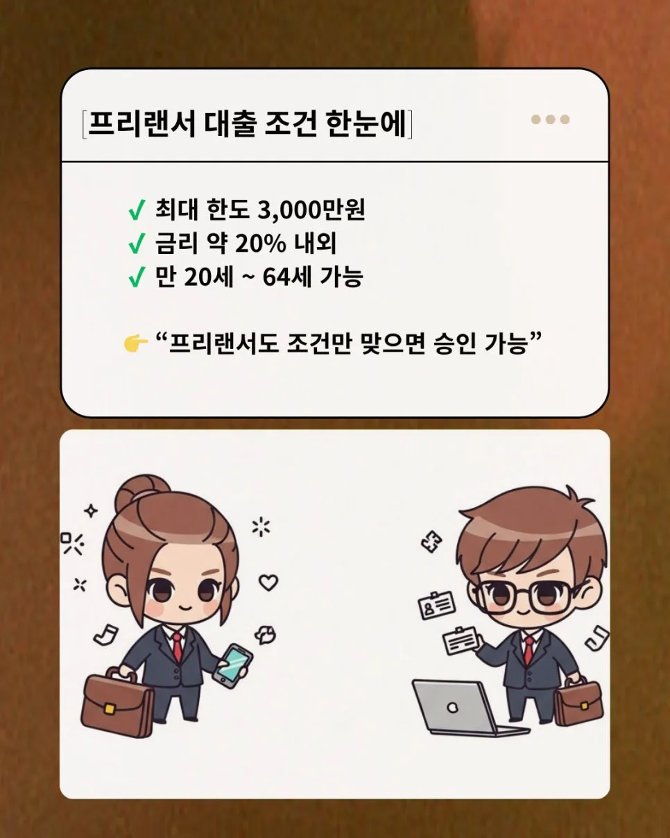 프리랜서 회생자대출 승인 조건 2026: 소득 증빙 완벽 가이드 2