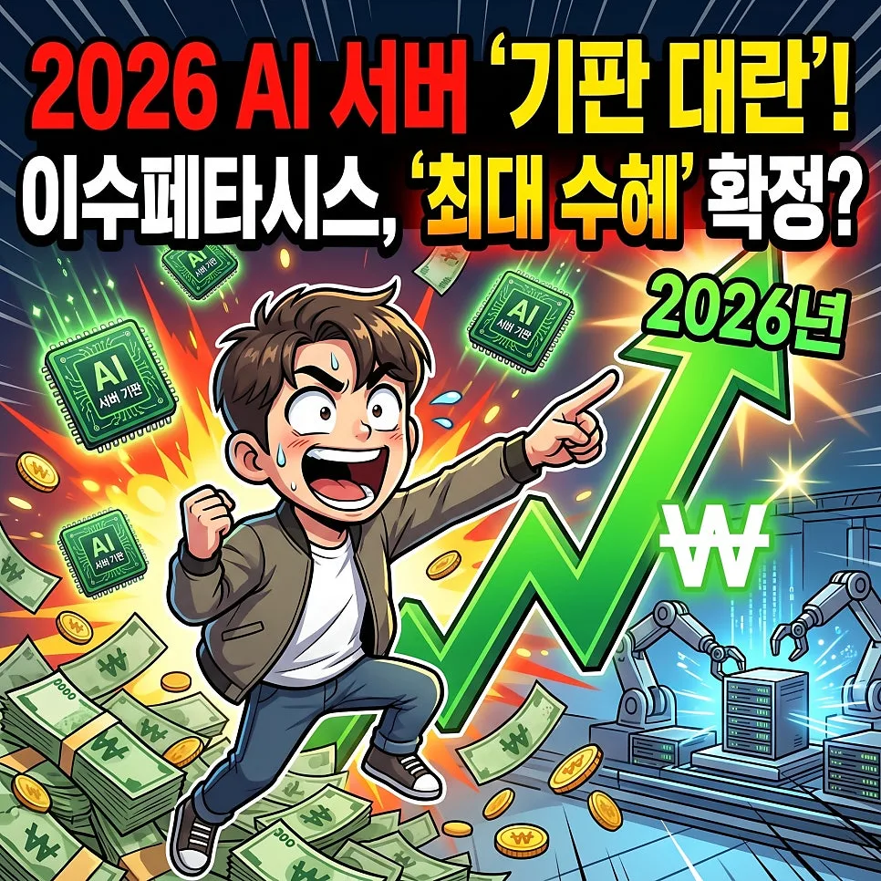 이수페타시스 주가 전망: 2026년 AI 서버 기판 수혜 최대 예상?