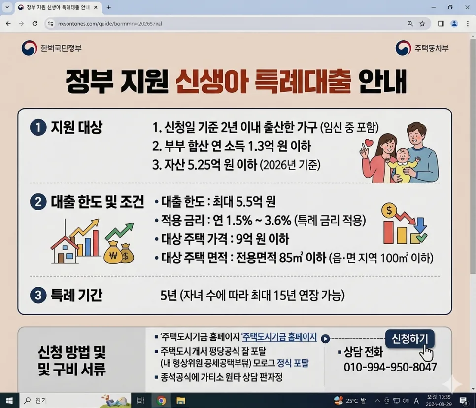 신생아 특례대출 9억 초과 아파트 잔금 플랜 2026