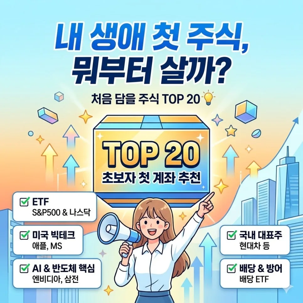 2026년 첫 주식 계좌, 오래가는 종목 TOP20 후보 분석