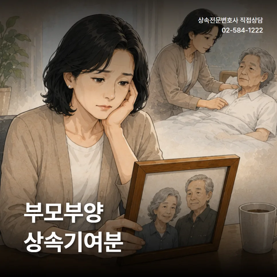 부모 부양 기여분 인정받는 법 2026: 입증 전략 총정리